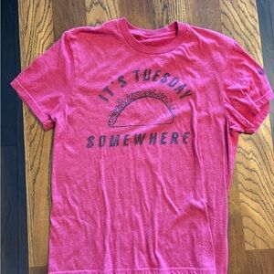 Fun Red Taco Graphic Tee